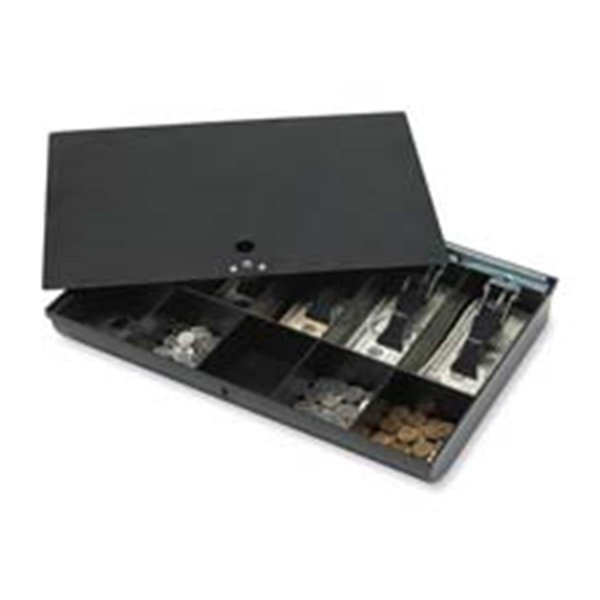 Sparco Products Sparco Products SPR15505 Money Tray- w- Locking Cover- 16in.x11in.x2-.25in.- Black SPR15505
